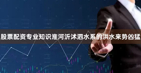 股票配资专业知识淮河沂沭泗水系的洪水来势凶猛